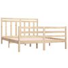 vidaXL Cadre de lit sans matelas 150x200 cm bois massif