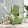 vidaXL Fauteuil de massage inclinable Vert clair Velours