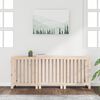 vidaXL Cache-radiateur 210x21x85 cm Bois massif de pin