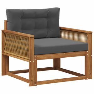 vidaXL Sofa de milieu ext&eacute;rieur Naturel