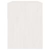 vidaXL Tables de chevet 2 pcs Blanc 40x31x40 cm Bois de pin massif