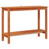 vidaXL Table console Brun Cir&eacute; 110 x 40 x 80 cm Pin massif
