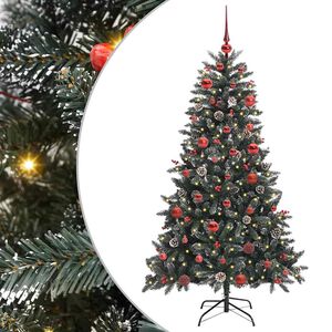 vidaXL Sapin de No&euml;l artificiel Vert 150 cm PVC, plastique et acier