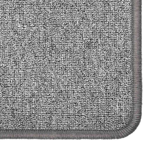 vidaXL Tapis de couloir Gris fonc&eacute; 50x250 cm