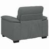 vidaXL Fauteuil gris fonc&eacute; 100x81x84 cm tissu