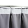 vidaXL Rideaux occultants avec crochets 2 pcs Gris 140x245 cm