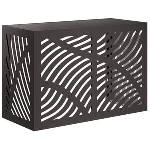 vidaXL Housse de climatiseur Noir 90 x 40 x 60 cm Acier