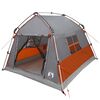 vidaXL Tente instantan&eacute;e imperm&eacute;able 2 personne Gris et orange