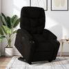 vidaXL Fauteuil inclinable &eacute;lectrique noir tissu