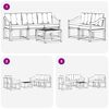 vidaXL Ensemble de canap&eacute;s d'ext&eacute;rieur 6 pcs Naturel et Beige