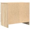 vidaXL Meuble TV ch&ecirc;ne sonoma 60x35x54 cm bois d'ing&eacute;nierie