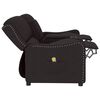 vidaXL Fauteuil de massage inclinable et porte-gobelets 2 places noir