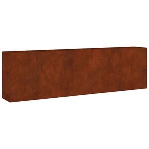 vidaXL Lit sur&eacute;lev&eacute; de jardin 280x40x80 cm acier corten