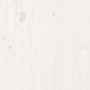 vidaXL Table basse Blanc 50 x 50 x 35 cm Bois massif en pin