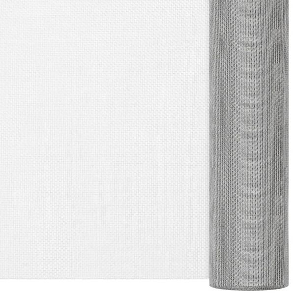 vidaXL &Eacute;cran en treillis Acier inoxydable 80x2000 cm Argent&eacute;