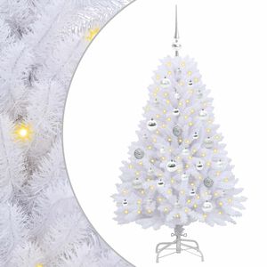 vidaXL Sapin de No&euml;l Artificiel &agrave; Branches Articul&eacute;es Blanc 120 cm