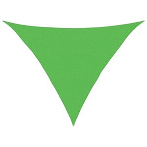 vidaXL Voile d'ombrage 160 g/m&sup2; Vert clair 2,5x2,5x3,5 m PEHD