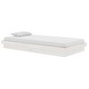 vidaXL Cadre de lit sans matelas blanc bois massif 100x200 cm