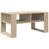 vidaXL Table basse Ch&ecirc;ne Sonoma 92 x 49,5 x 45 cm Bois d'ing&eacute;nierie