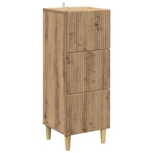 vidaXL Armoire &agrave; tiroirs 33 x 34,5 x 90 cm Bois d'ing&eacute;nierie