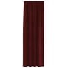 vidaXL Rideaux occultants 2 pcs Bordeaux 140 x 260 cm Velours