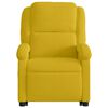 vidaXL Fauteuil de massage inclinable Jaune Velours