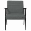 vidaXL fauteuil Gris fonc&eacute; 59 x 75 x 78 cm tissu