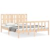 vidaXL Cadre de lit sans matelas bois de pin massif