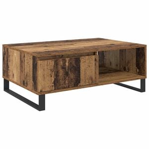 vidaXL Table basse Bois Ancien 90 x 60 x 35 cm Bois d'ing&eacute;nierie