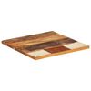 vidaXL Dessus de table carr&eacute; 60x60 cm 25-27 mm Bois de r&eacute;cup&eacute;ration