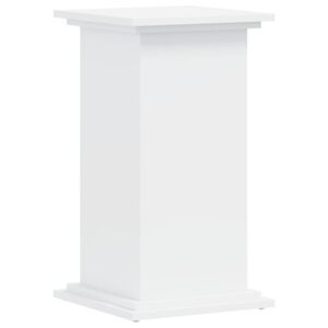 vidaXL Support pour plantes blanc 33x33x60 cm bois d'ing&eacute;nierie