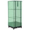 vidaXL Jardini&egrave;re sur&eacute;lev&eacute;e avec housse aspect rotin 40x40x123 cm