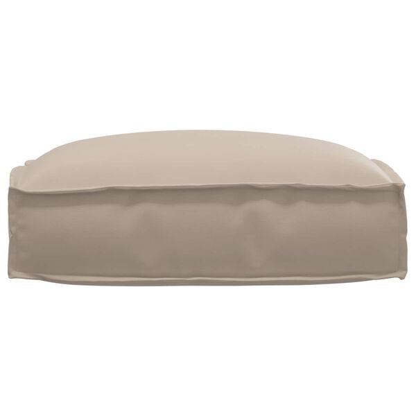 vidaXL Coussin Taupe 50 x 50 x 12 cm Tissu Oxford