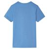 T-shirt pour enfants avec manches courtes bleu moyen 104