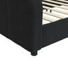 vidaXL Lit de repos sans matelas noir 90x190 cm velours