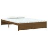 vidaXL Cadre de lit sans matelas marron miel bois massif 140x200 cm