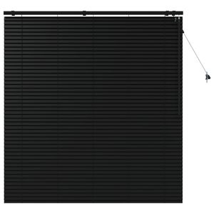 vidaXL Store V&eacute;nitien Noir 145 x 160 cm 35 mm Bois de paulownia massif