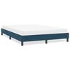 vidaXL Cadre de lit sans matelas bleu fonc&eacute; 160x210 cm velours