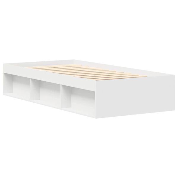 vidaXL Cadre de lit sans matelas blanc 90x200 cm