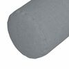 vidaXL Coussins d'accent 2 pcs Gris clair &Oslash; 15 x 40 cm tissu