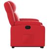 vidaXL Fauteuil inclinable Rouge Similicuir