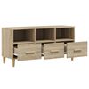 vidaXL Meuble TV Chêne sonoma 102x36x50 cm Bois d'ingénierie