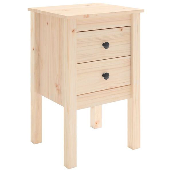 vidaXL Table de chevet 40x35x61,5 cm Bois de pin massif