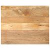 vidaXL Dessus de table 90x80x3,8 cm rectangulaire bois massif manguier