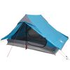 vidaXL Tente de camping 2 personnes bleu imperm&eacute;able