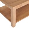 vidaXL Table basse 100x50x40 cm bois de teck massif