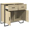 vidaXL Buffet chêne sonoma 79,5x35,5x74,5 cm bois d'ingénierie