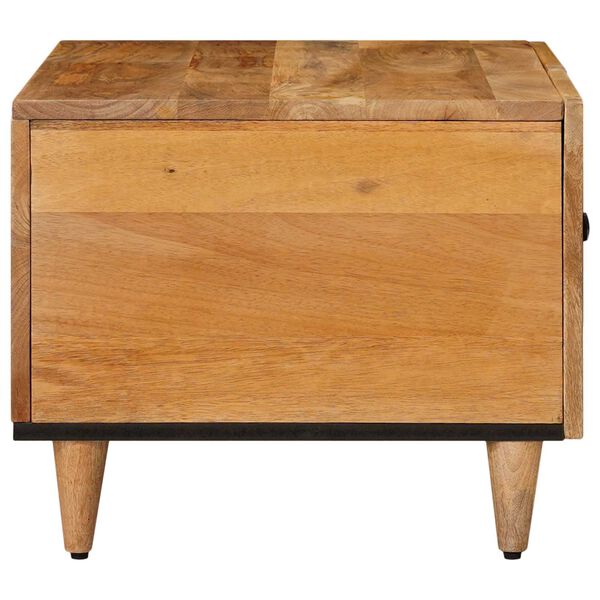 vidaXL Table basse Naturel 80 x 50 x 40 cm Bois de mangue massif