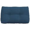 vidaXL Coussin de Dos Bleu 80 x 24 x 50 cm tissu