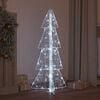 vidaXL Sapin de No&euml;l avec 100 LED Blanc Froid 120 cm Acrylique